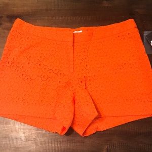 Orange Crown & Ivy Shorts